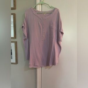 Purple gauze, material boutique top